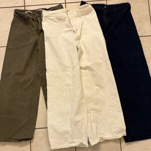 Universal Thread Wide Leg Sailor Pants in Cream